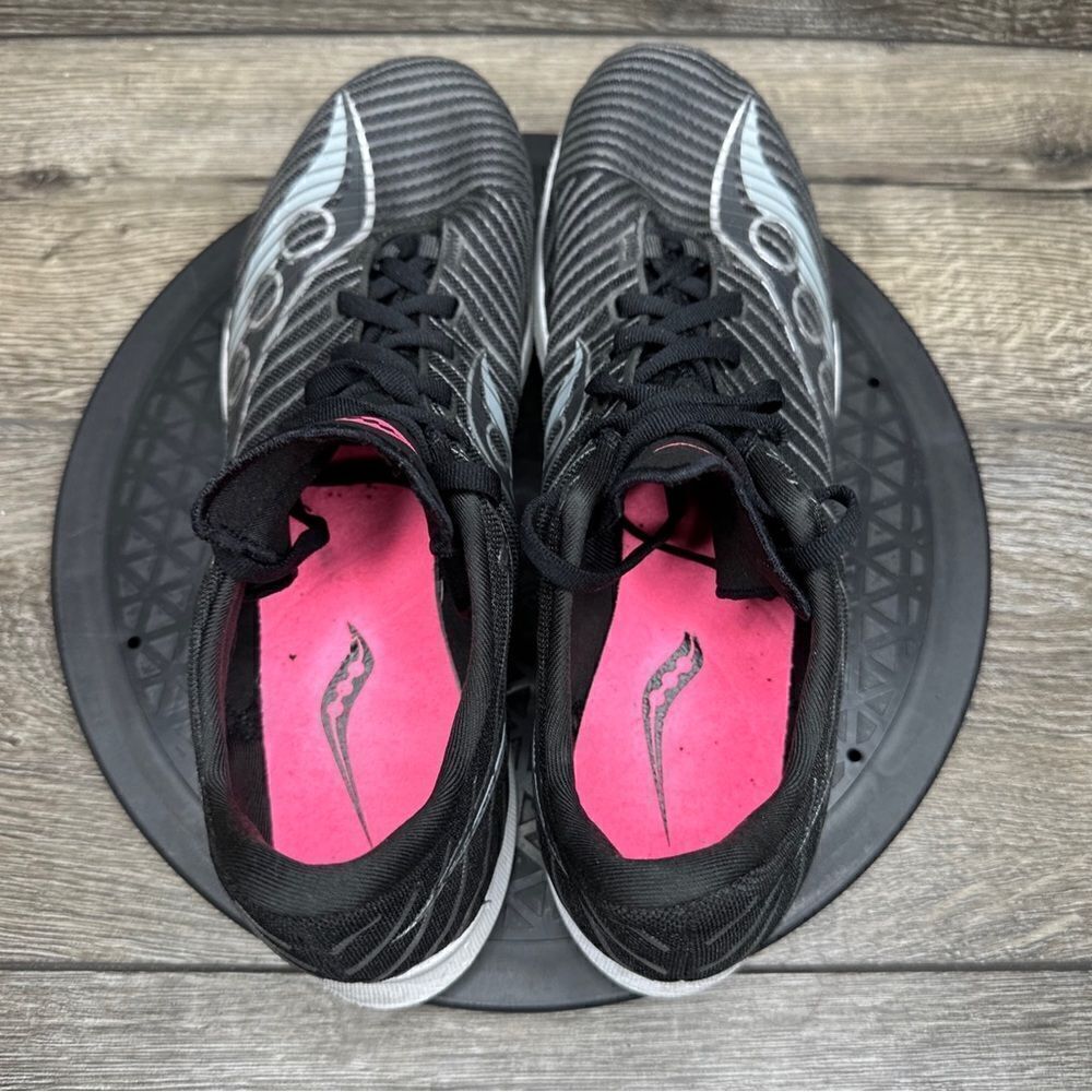 Saucony Velocity MP Men's Mid-Distance Track Shoes Black Vizi Size 9.5 - Picture 3 of 8